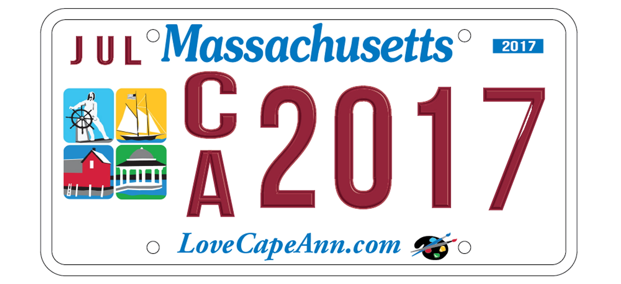 Cape Ann License Plate